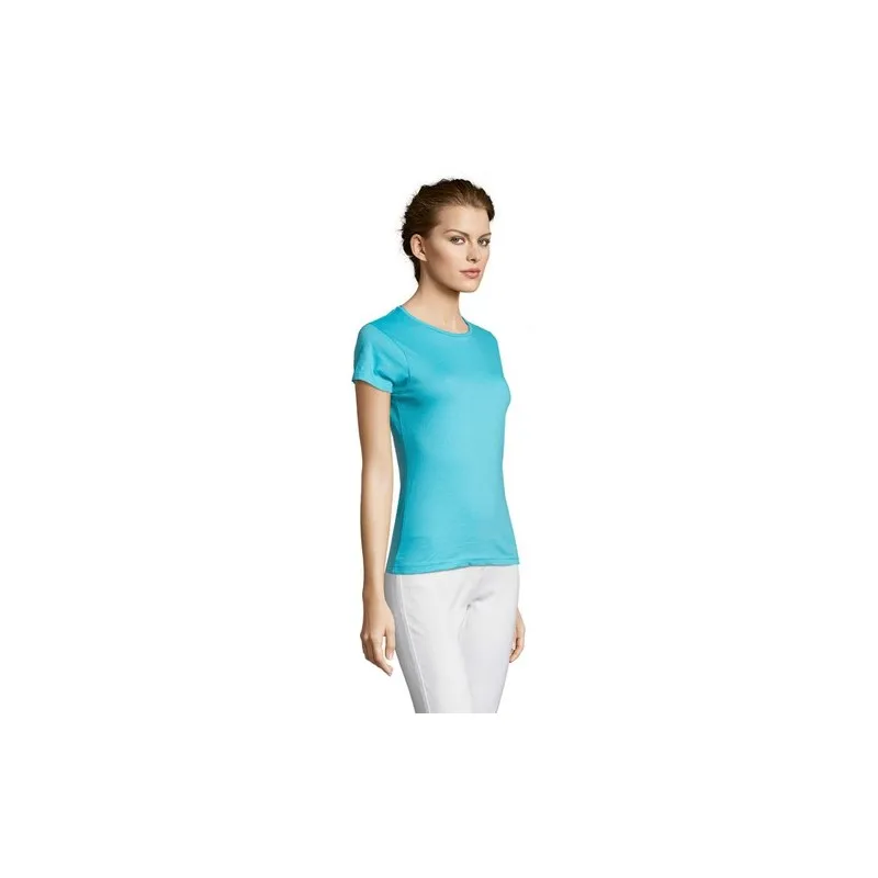 Tee-shirt Femme Confortable Personnalisable 150 MISS Taille textile : M Couleurs : vert citron cadeau entreprise pas cher