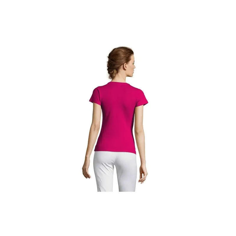 Tee-shirt Femme Confortable Personnalisable 150 MISS Taille textile : S Couleurs : orange marquage couleur éclatante
