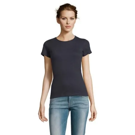 Tee-shirt Femme Confortable Personnalisable 150 MISS Taille textile : XS Couleurs : rouge objet promotionnel éco-responsable