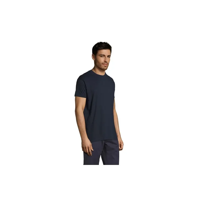 T-shirt Personnalisé 150g REGENT Matières : coton Taille textile : S Couleurs : gris chiné impression logo haute qualité