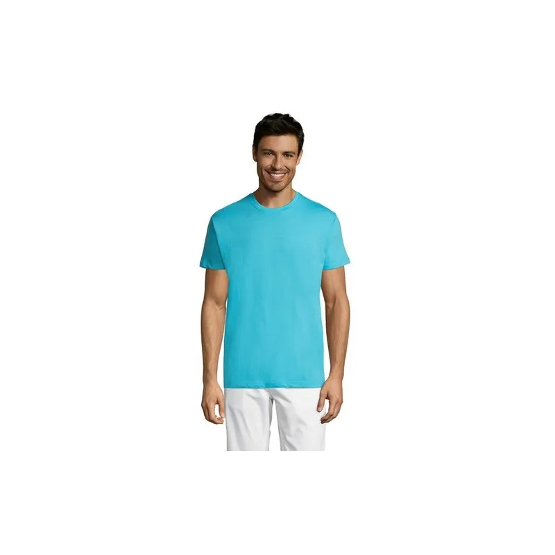 T-shirt Personnalisé 150g REGENT Taille textile : S Couleurs : gris chiné goodies publicitaire durable