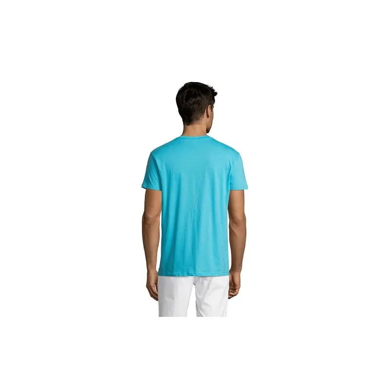 T-shirt Personnalisé 150g REGENT Taille textile : S Couleurs : gris chiné cadeau entreprise pas cher