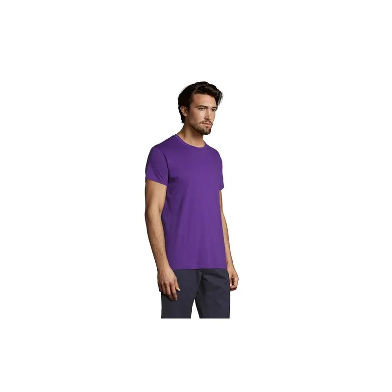 T-shirt Personnalisé 150g REGENT Taille textile : XL Couleurs : gris chiné cadeau client original