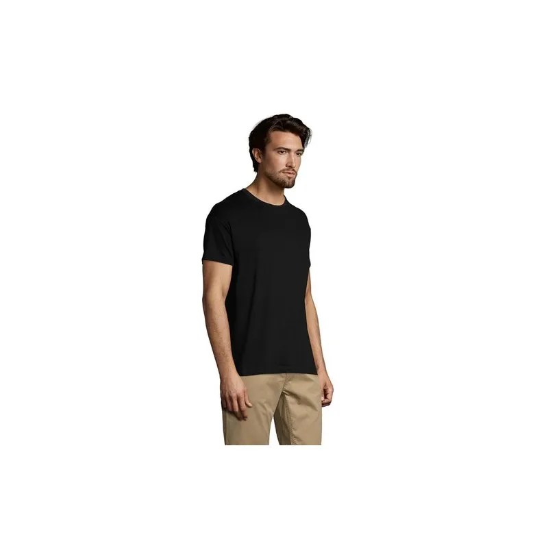T-shirt Personnalisé 150g REGENT Taille textile : 4XL Couleurs : anthracite chiné marquage laser ultra précis