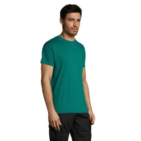 T-shirt Personnalisé 150g REGENT Taille textile : XXL Couleurs : noir objet promotionnel éco-responsable