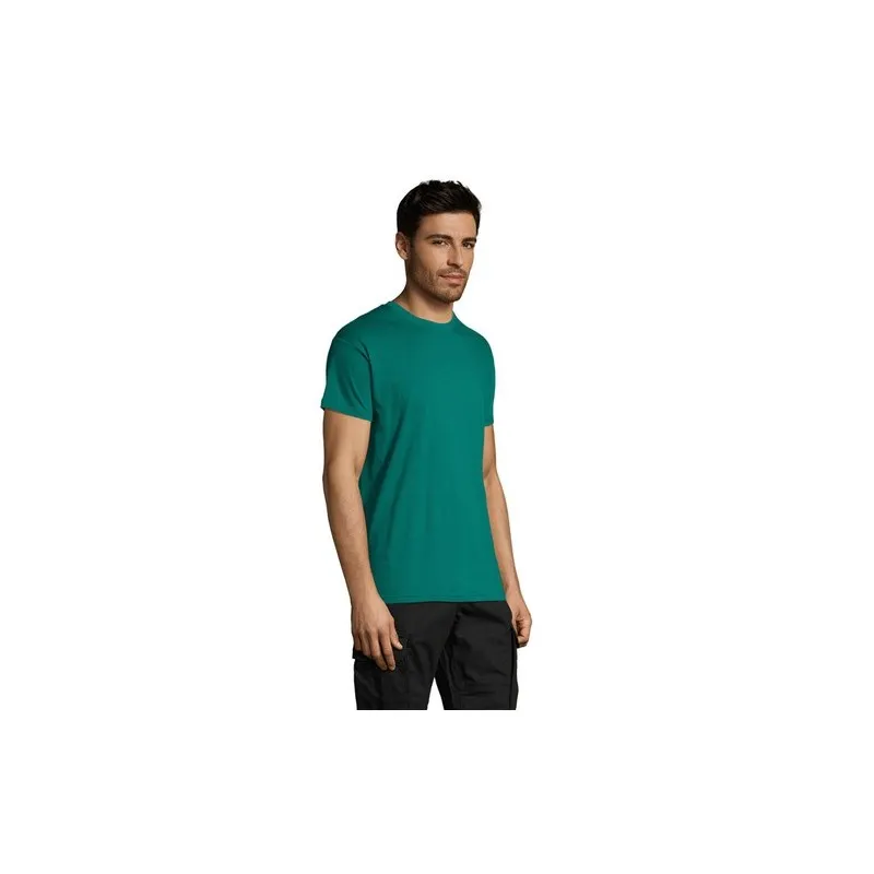 T-shirt Personnalisé 150g REGENT Taille textile : L Couleurs : blanc impression logo haute qualité