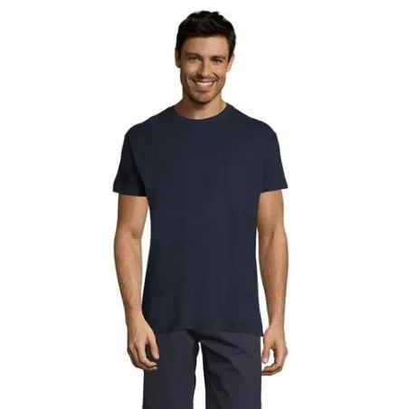 T-shirt Personnalisé 150g REGENT Taille textile : XL Couleurs : noir impression logo haute qualité