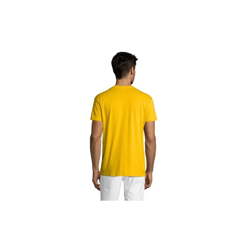 T-shirt Personnalisé 150g REGENT Taille textile : L Couleurs : noir impression logo haute qualité