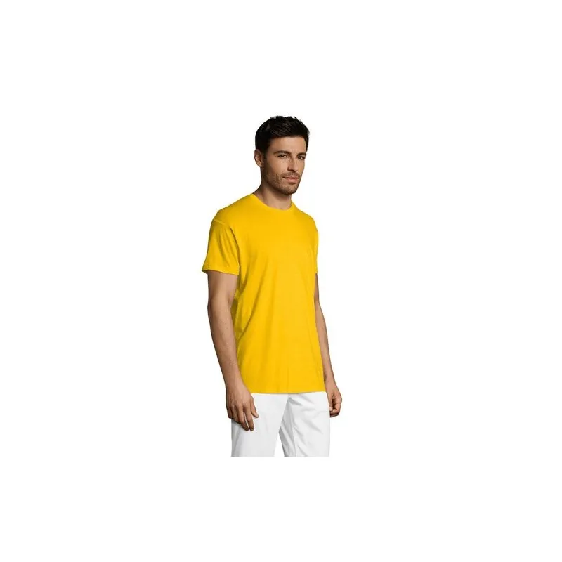 T-shirt Personnalisé 150g REGENT Taille textile : M Couleurs : noir cadeau affaires élégant