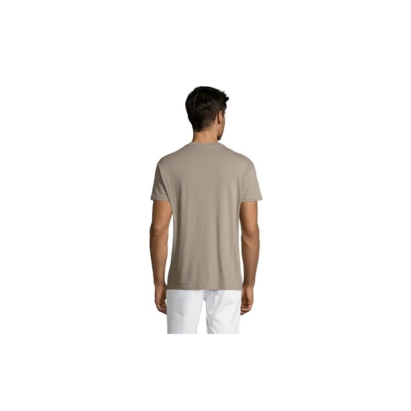 T-shirt Personnalisé 150g REGENT Taille textile : M Couleurs : gris chiné personnalisable avec votre logo