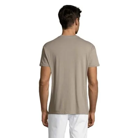 T-shirt Personnalisé 150g REGENT Taille textile : M Couleurs : gris chiné personnalisable avec votre logo