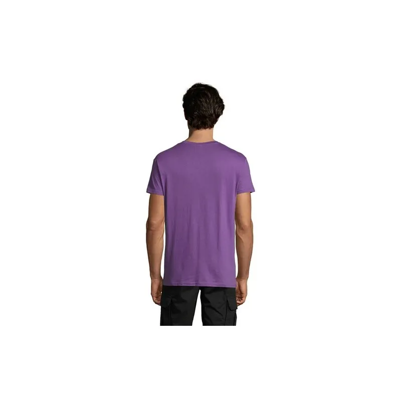 T-shirt Personnalisé 150g REGENT Taille textile : M Couleurs : french navy marquage couleur éclatante