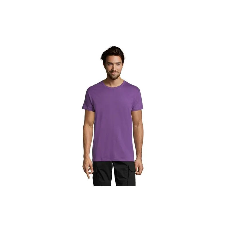 T-shirt Personnalisé 150g REGENT Taille textile : L Couleurs : french navy objet publicitaire robuste