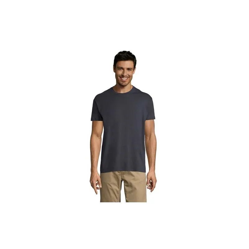 T-shirt Personnalisé 150g REGENT Taille textile : XL Couleurs : noir cadeau entreprise pas cher