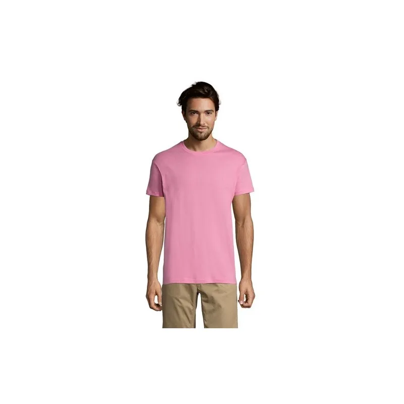 T-shirt Personnalisé 150g REGENT Taille textile : L Couleurs : orange objet promotionnel éco-responsable