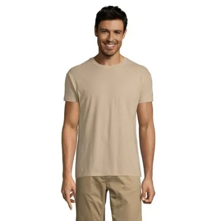 T-shirt Personnalisé 150g REGENT Taille textile : XL Couleurs : gris chiné objet promotionnel éco-responsable