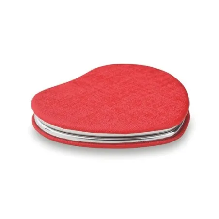 Miroir en cœur personnalisé en PU - GLOW HEART Matières : coton Taille textile : S Couleurs : vert personnalisable avec votre lo