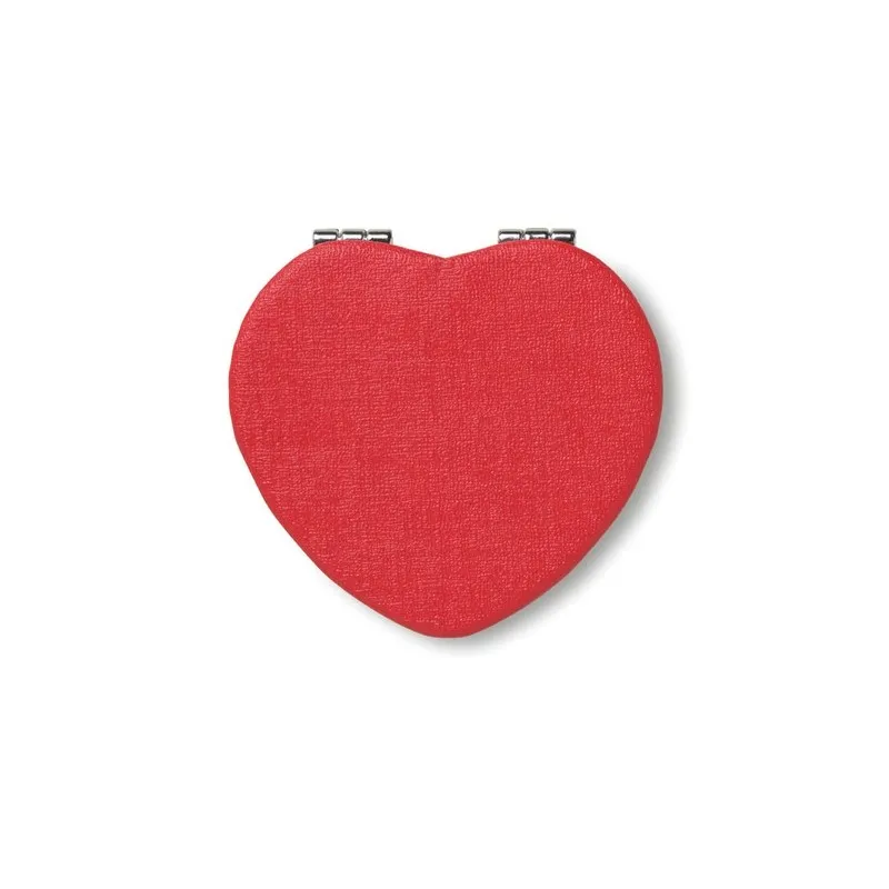 Miroir en cœur personnalisé en PU - GLOW HEART Matières : coton Taille textile : S Couleurs : vert cadeau entreprise pas cher