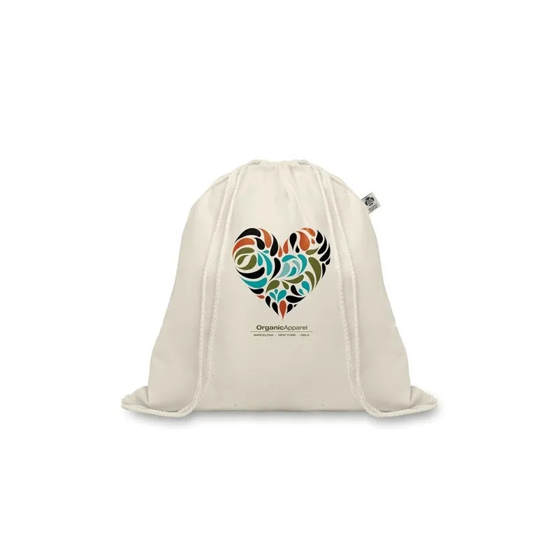Sac à Cordelette en Coton Bio - ORGANIC HUNDRED Personnalisé