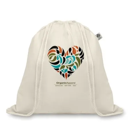 Sac à Cordelette en Coton Bio - ORGANIC HUNDRED Personnalisé