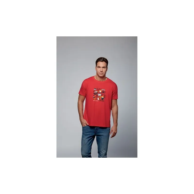 T-shirt Personnalisé 150g REGENT Taille textile : 3XL Couleurs : noir impression logo haute qualité