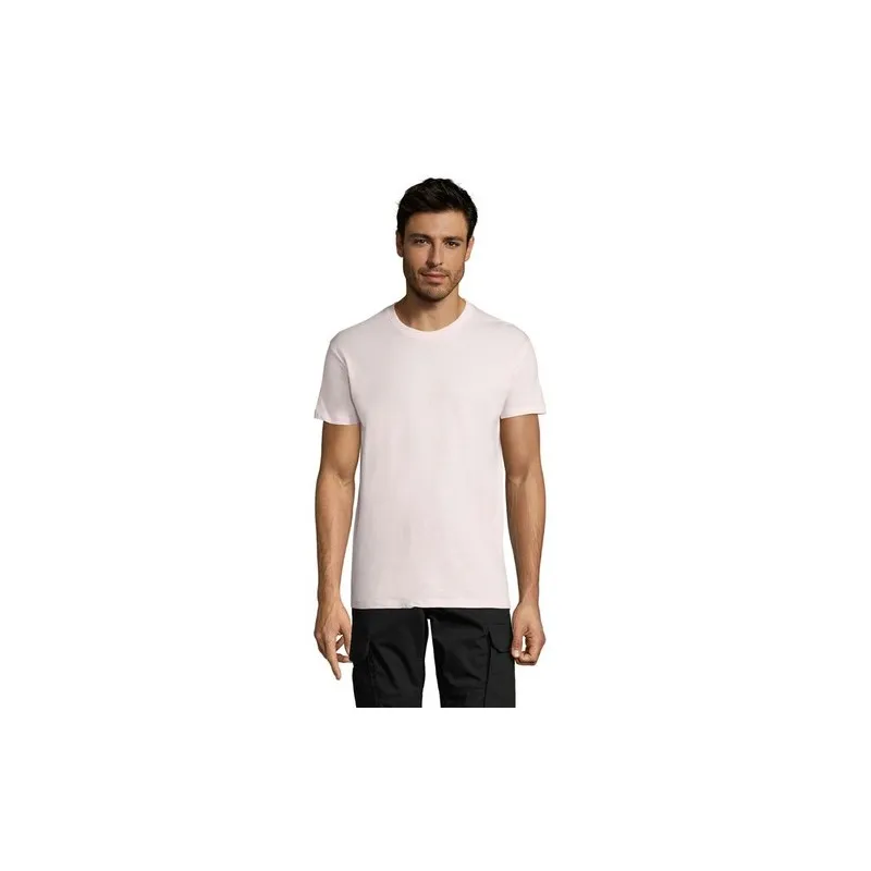 T-shirt Personnalisé 150g REGENT Taille textile : 3XL Couleurs : bleu crémeux impression logo haute qualité