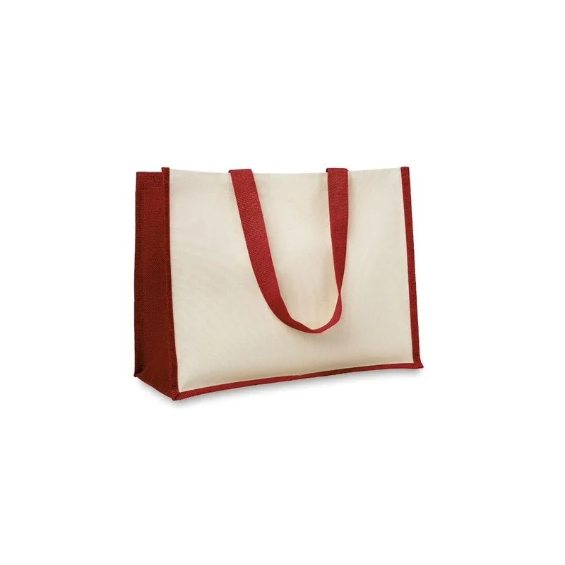 Sac de courses écologique en toile de jute - CAMPO DE FIORI Matières : coton Taille textile : M Couleurs : orange foncé goodies 