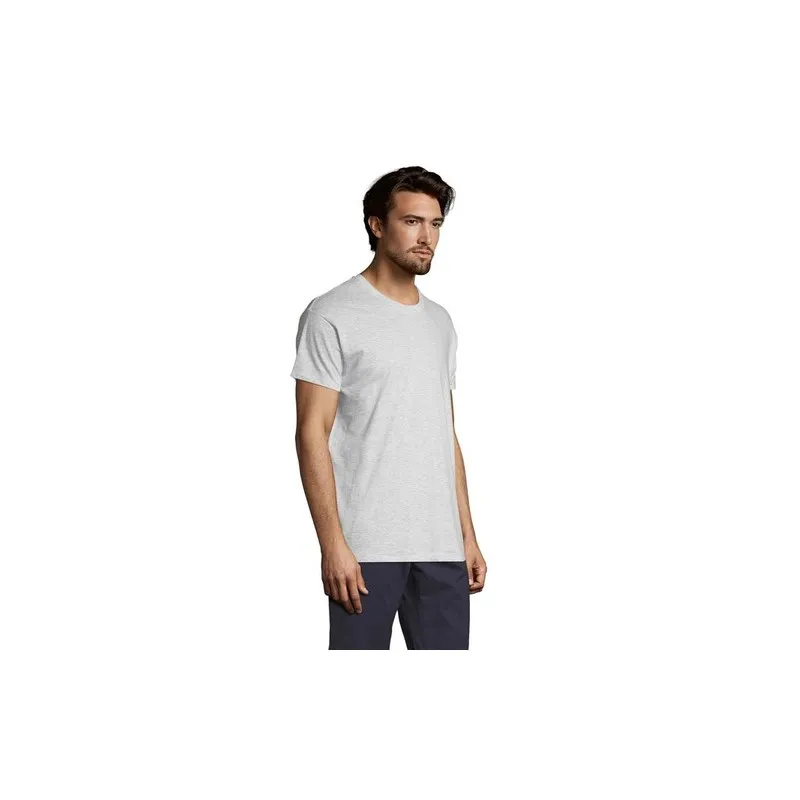 T-shirt Personnalisé 150g REGENT Taille textile : XL Couleurs : blanc marquage laser ultra précis