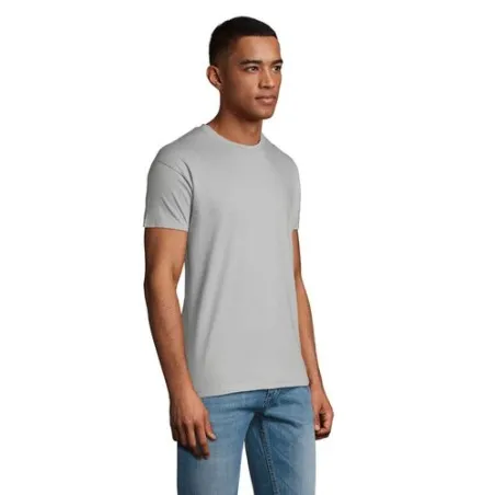 T-shirt Personnalisé 150g REGENT Taille textile : L Couleurs : anthracite chiné objet promotionnel éco-responsable
