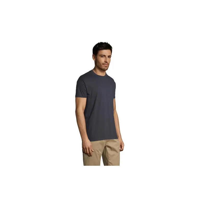 T-shirt Personnalisé 150g REGENT Taille textile : L Couleurs : gris chiné accessoire événementiel unique