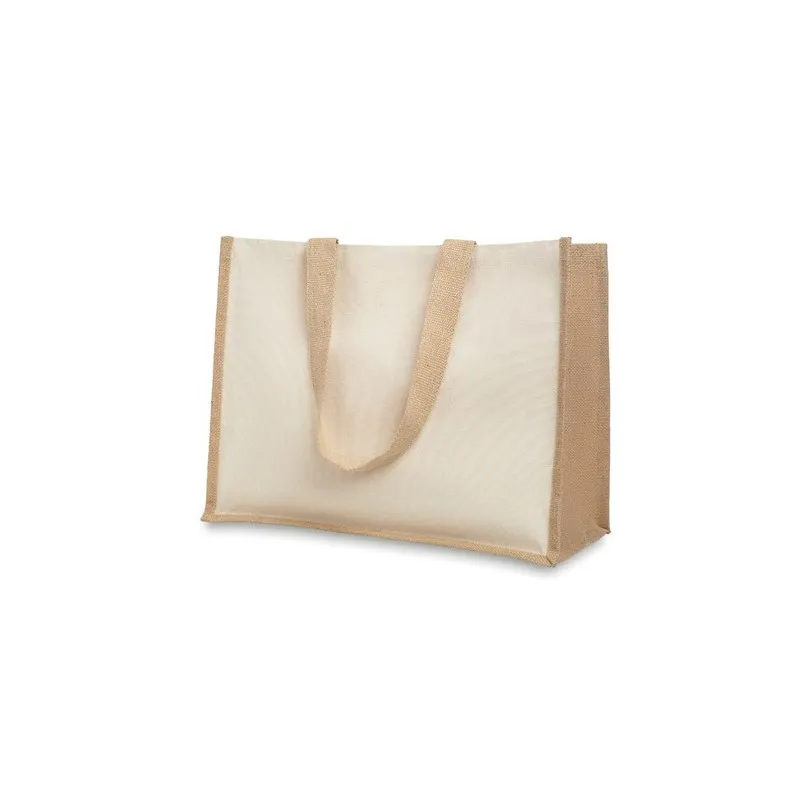 Sac de courses écologique en toile de jute - CAMPO DE FIORI Matières : coton Taille textile : S Couleurs : orange foncé cadeau c