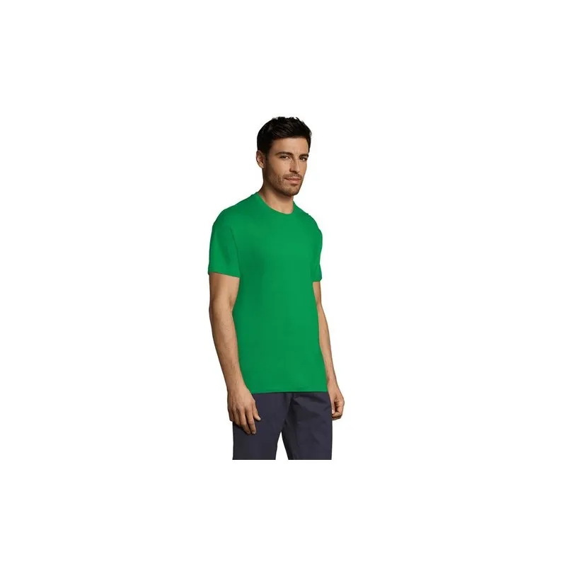 T-shirt Personnalisé 150g REGENT Taille textile : M Couleurs : gris chiné impression logo haute qualité