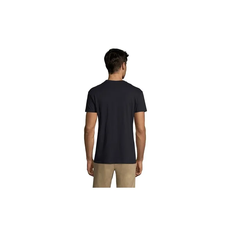 T-shirt Personnalisé 150g REGENT Taille textile : S Couleurs : french navy cadeau affaires élégant