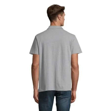 Polo Homme Personnalisé 210g Écologique SPRING II Taille textile : XXL Couleurs : noir cadeau affaires élégant