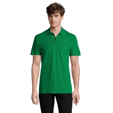 Polo Homme Personnalisé 210g Écologique SPRING II Taille textile : XXL Couleurs : bleu royal cadeau affaires élégant
