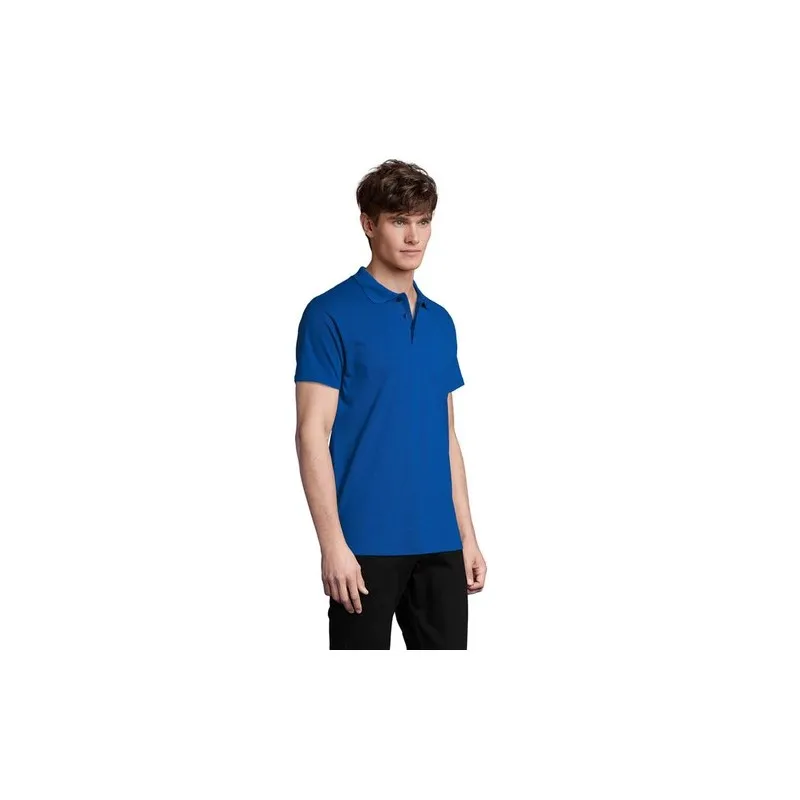 Polo Homme Personnalisé 210g Écologique SPRING II Taille textile : 3XL Couleurs : french navy personnalisable avec votre logo