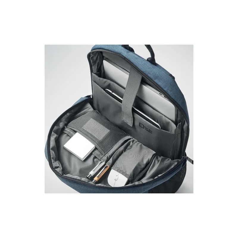 Sac à dos bicolore 360D personnalisé pour ordinateur - Stockholm Bag Matières : coton Taille textile : XL Couleurs : noir goodie