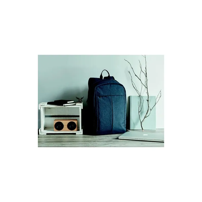 Sac à dos bicolore 360D personnalisé pour ordinateur - Stockholm Bag Matières : coton Taille textile : XL Couleurs : noir cadeau