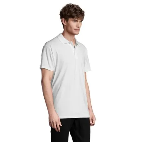 Polo Homme Personnalisé 210g Écologique SPRING II Taille textile : XXL Couleurs : blanc personnalisation sur mesure