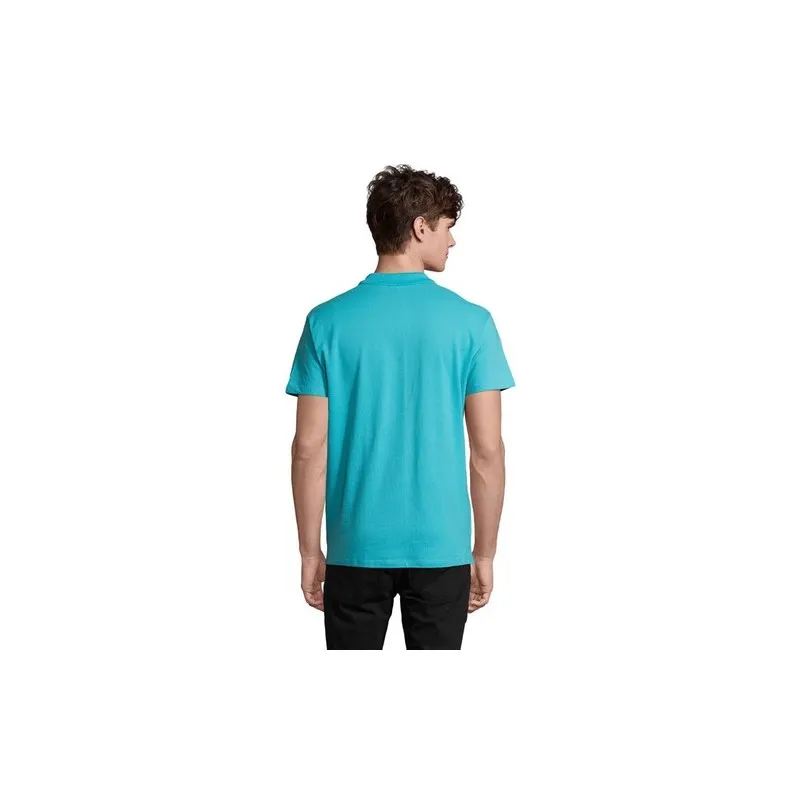 Polo Homme Personnalisé 210g Écologique SPRING II Taille textile : S Couleurs : gris chiné livraison express 24h 48h