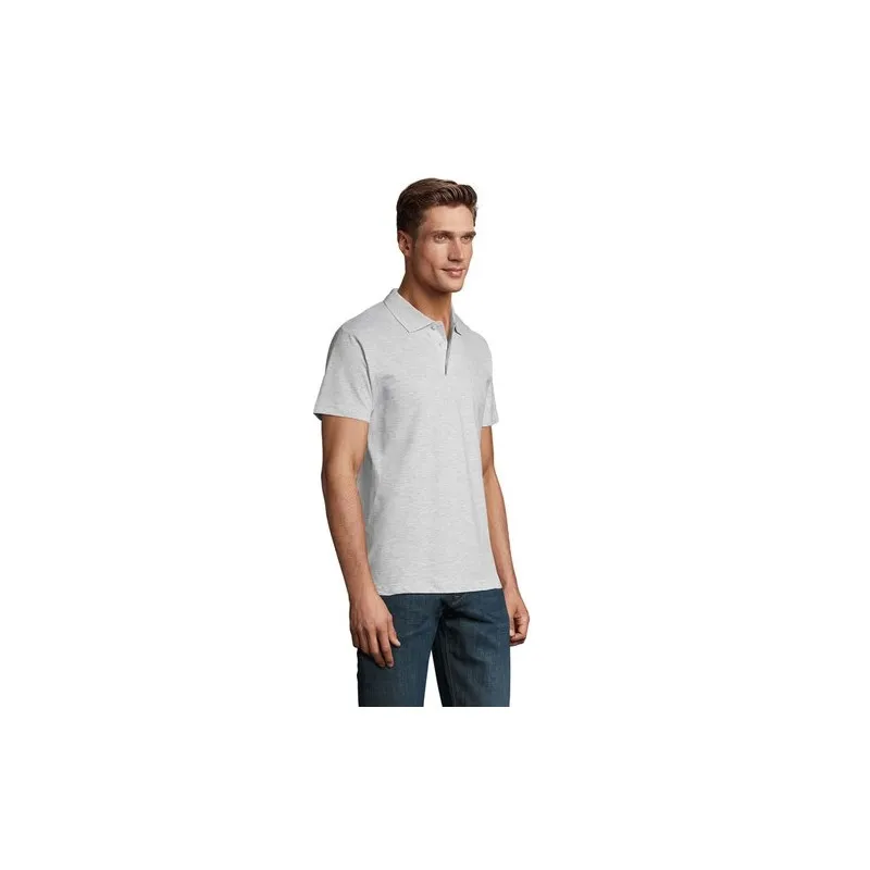 Polo Homme Personnalisé 210g Écologique SPRING II Taille textile : M Couleurs : blanc cadeau affaires élégant