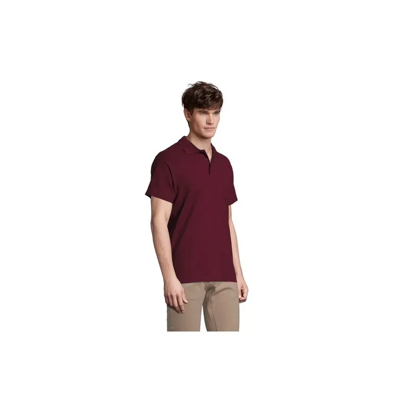 Polo Homme Personnalisé 210g Écologique SPRING II Taille textile : L Couleurs : orange objet promo petit budget