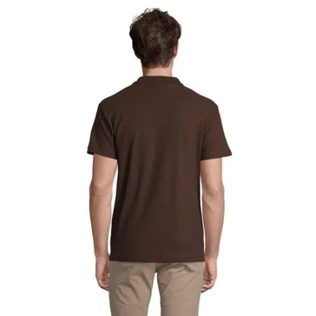 Polo Homme Personnalisé 210g Écologique SPRING II Taille textile : XXL Couleurs : orange objet promotionnel éco-responsable