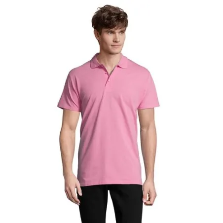 Polo Homme Personnalisé 210g Écologique SPRING II Taille textile : XXL Couleurs : noir goodies publicitaire durable