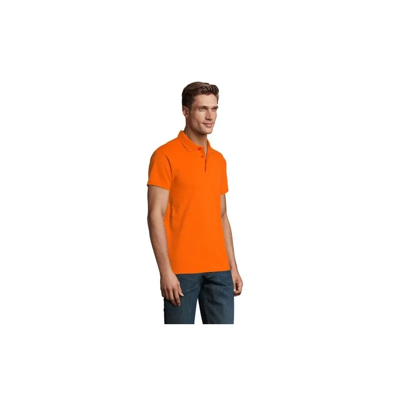 Polo Homme Personnalisé 210g Écologique SPRING II Matières : coton biologique Taille textile : XXL Couleurs : écru livraison exp