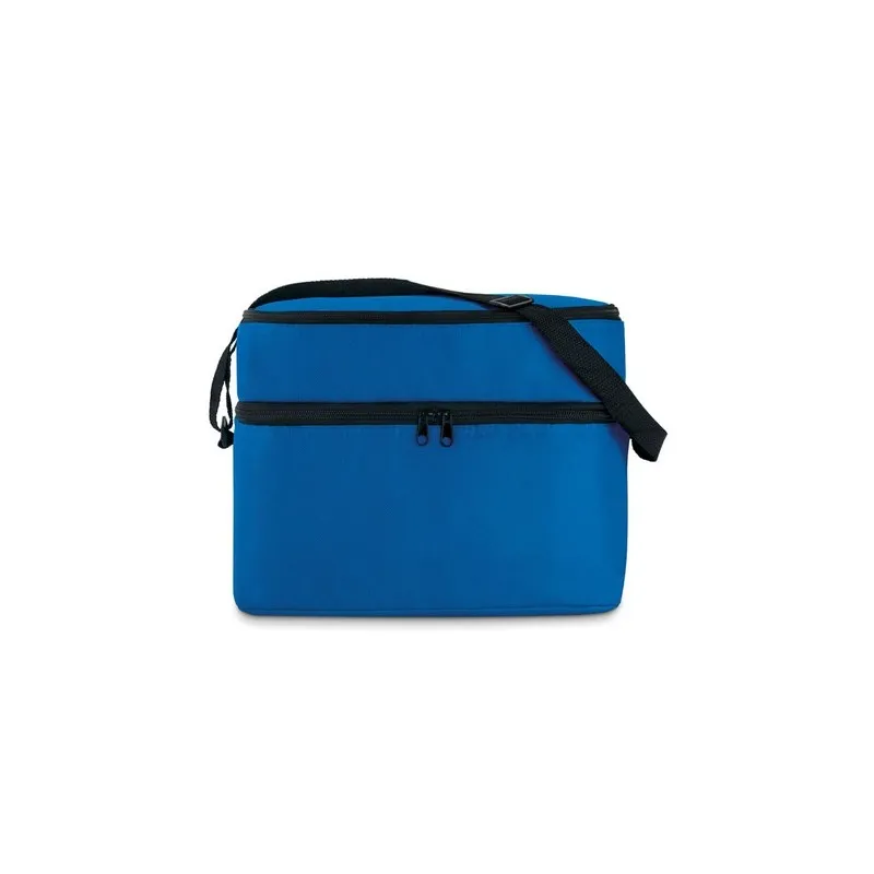 Sac isotherme personnalisé pratique à 2 compartiments CASEY Matières : coton Taille textile : M Couleurs : vert cadeau collabora