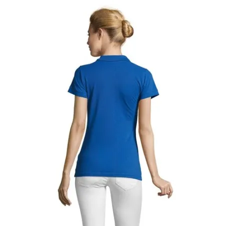 Polo Femme Personnalisable 100% Coton - SOL'S Matières : coton biologique Taille textile : S Couleurs : bleu cadeau entreprise p