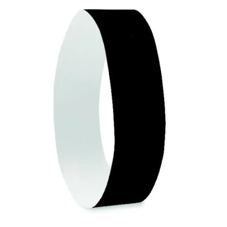 Bracelet Écologique Personnalisable TYVEK® - Idéal pour Événements Matières : polyester Couleurs : noir livraison express 24h 48