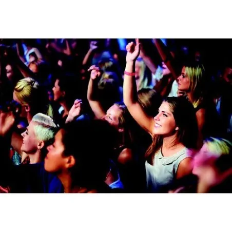 Bracelet Écologique Personnalisable TYVEK® - Idéal pour Événements Matières : polypropylène (PP) Couleurs : noir accessoire évén