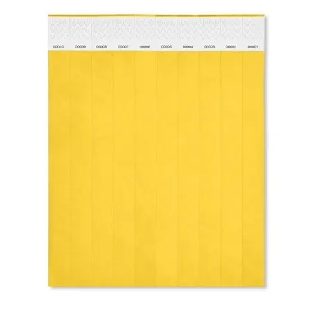 Bracelet Écologique Personnalisable TYVEK® - Idéal pour Événements Matières : polypropylène (PP) Couleurs : blanc goodies public